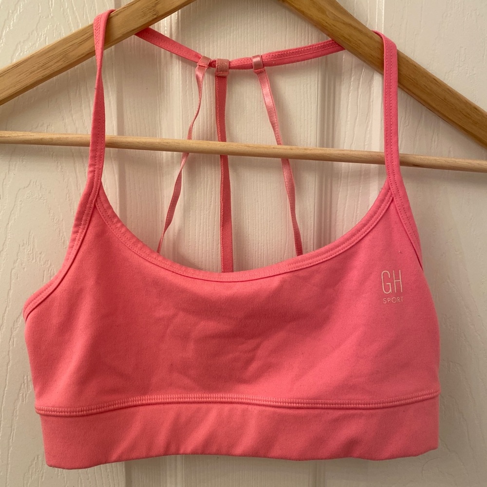 pink gilly hicks sports bra